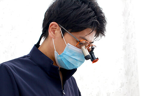 西京区上桂駅・ほんだ歯科クリニック・拡大鏡